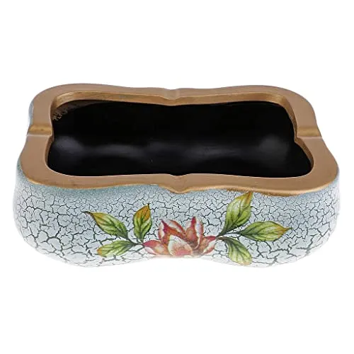 Dropshipped via Social Commerce Network Necklaces LOOM TREE Retro Ceramic Ashtray Living Room Coffee Ashtray Hotel Office Decoration 3 Tobacciana Ashtrays