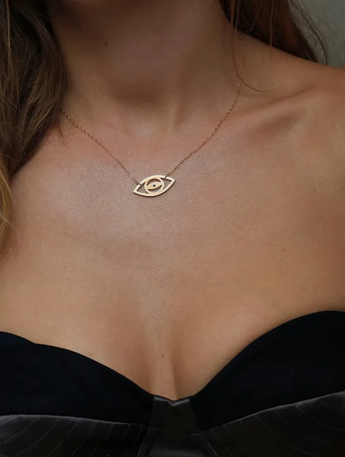 Eye Necklace Protection Necklace Capucinne Necklaces